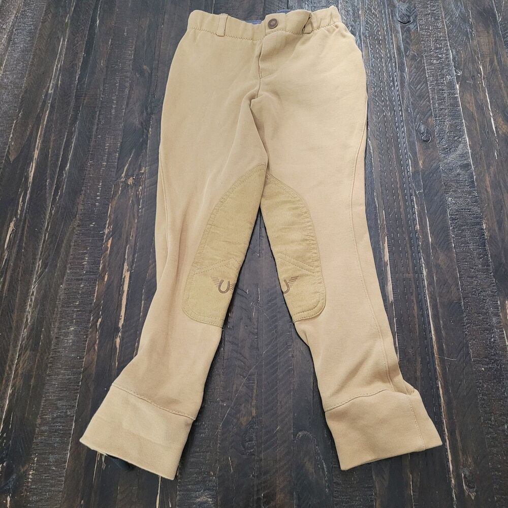 TuffRider Children's Horse Riding Breeches Tan Size 8